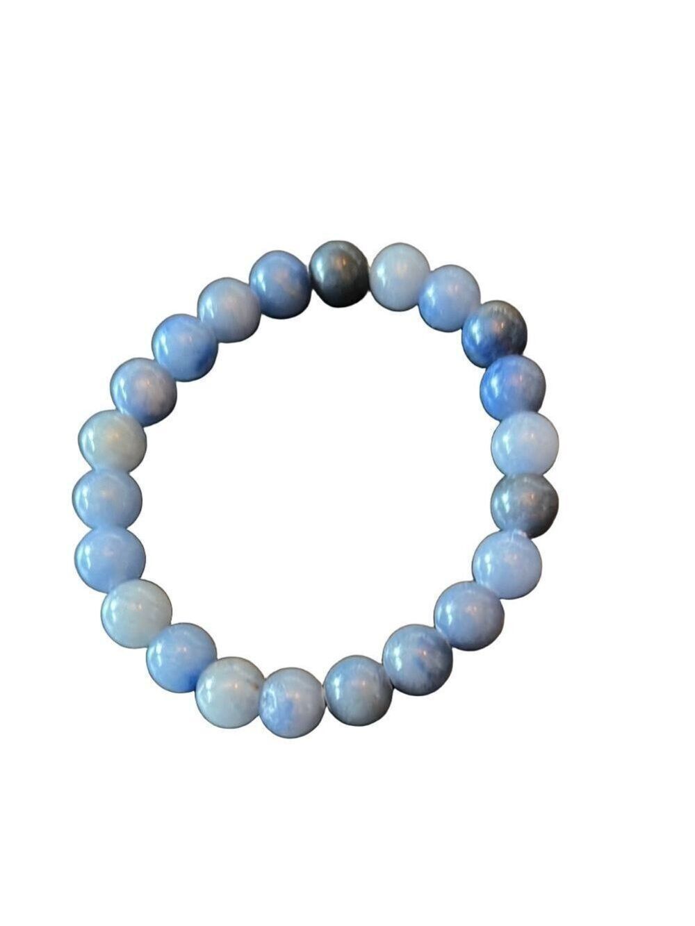 blue aventurine beaded bracelet